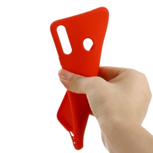 Husa protectie compatibila cu Samsung A20E Liquid Silicone Case Rosu - Img 4