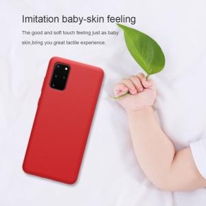 Husa protectie compatibila cu Samsung S20 Liquid Silicone Case Albastru inchis - Img 9