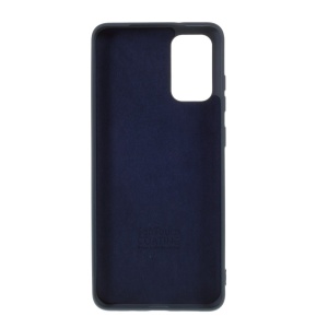Husa protectie compatibila cu Samsung S20 Plus Liquid Silicone Case Albastru inchis - Img 3