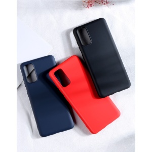 Husa protectie compatibila cu Samsung S20 Plus Liquid Silicone Case Albastru inchis - Img 13