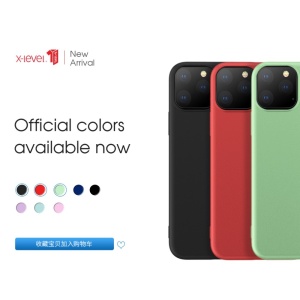 Husa protectie Flippy compatibila cu Apple iPhone 11 Liquid Silicone Case Rosu - Img 14