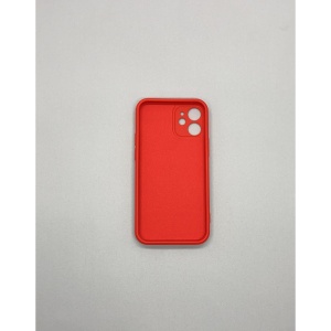 Husa protectie Flippy compatibila cu Apple iPhone 12 Liquid Silicone Ring cu suport rotativ Rosu - Img 11