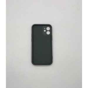 Husa protectie Flippy compatibila cu Apple iPhone 12 Mini Liquid Silicone Ring cu suport rotativ Negru - Img 8