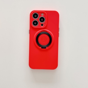 Husa protectie Flippy compatibila cu Apple iPhone 13 Mini Mag Safe Silicone Rosu - Img 3