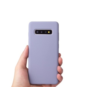 Husa protectie Flippy compatibila cu Samsung Galaxy S10 Liquid Silicone Case Mov - Img 4