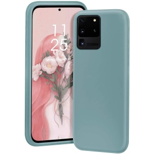 Husa protectie Flippy compatibila cu Samsung S20 Ultra Liquid Silicone Case Verde - Img 1