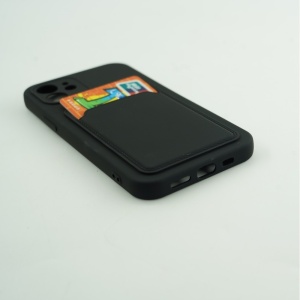 Husa protectie Flippy cu suport card compatibila cu Samsung Galaxy A32 4G Negru - Img 5