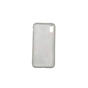 Husa protectie pentru Apple iPhone XR Soft IMD TPU Marble Geometric Alb - Img 5