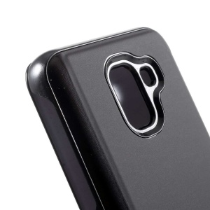 Husa Samsung Galaxy J6 Plus 2018 Flippy® Flip Cover Oglinda Negru - Img 6