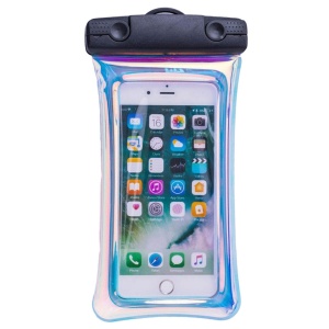 Husa subacvatica Holografica Waterproof Flippy, Snowproof, Universala, Impermeabila, cu Snur, pentru telefon sau documente, Negru - Img 1
