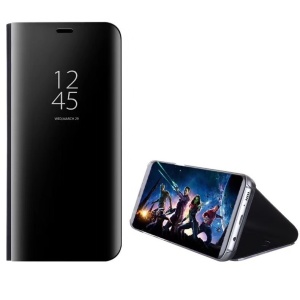 Husa Tip Carte, Flippy, Compatibila cu Huawei Mate 10 Lite, Flip Cover Oglinda, Negru - Img 5