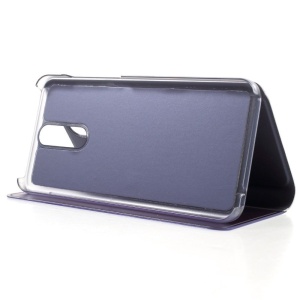 Husa Tip Carte, Flippy, Compatibila cu Huawei Mate 10 Lite, Flip Cover Oglinda, Violet - Img 4