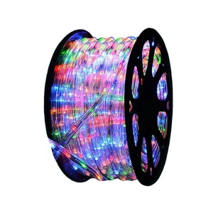Instalatie Craciun, 30 m, 720 Led-uri, Furtun Luminos, Multicolor, Transformator, 8 jocuri de lumini, Sectionabila, 220 V, Flippy - Img 10