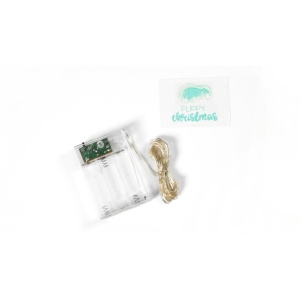 Instalatie de Craciun cu Baterii Tip Liniar, 2 jocuri de lumini, Fir Cupru 3 m 30 LED -uri, Alb Cald - Img 6