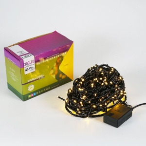 Instalatie de Craciun, Premium Flippy®, Tip Liniara, 21 m, 300 LED-uri, Interconectabila, Alb Cald - Img 5