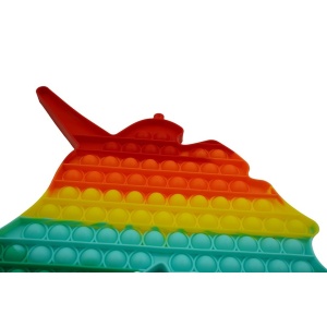 Jucarie antistres din silicon Pop it now, forma Unicorn, multicolor, urias - Img 3