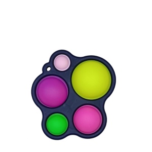 Jucarie Antistres Flippy - Fidget Toy, Simple Dimple, Negru - Img 3