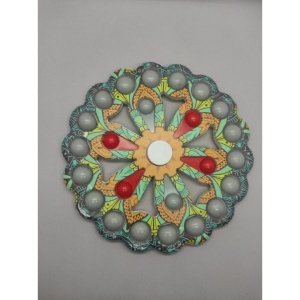Jucarie antistres, simple dimple, fidget toy spinner, cu 24 buline, Multicolor, mix, Flippy - Img 2