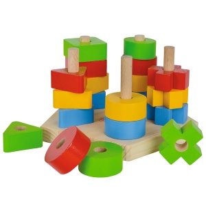 Jucarie din lemn Eichhorn Stacking Toy - Img 1