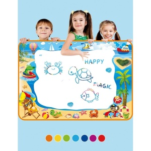 Jucarie educativa de colorat cu apa, covorasul magic, 100x70 cm - Img 1