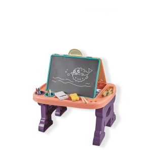 Jucarie educativa pentru copii 2 in 1, masa si tabla pentru desenat - Img 4
