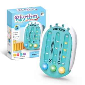 Jucarie Interactiva, Flippy, Tip Jocuri Ritmice, +3 Ani, din ABS, 8 Niveluri de Joc, 9.5 x 2.5 x 13.6 cm, Albastru - Img 2