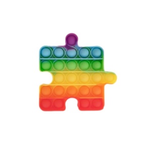 Jucarie senzoriala, Flippy, Pop It Now and Flip It, Piesa Puzzle, Multicolor - Img 1