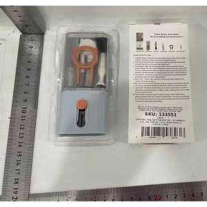 Kit Multifunctional de Curatare Produse Electronice 10in1, Flippy, pentru Laptop, Tastatura, Telefon, Casti, Albastru - Img 2