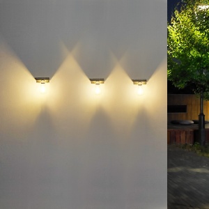 Lampa solara Flippy, pentru exterior, tip bec, rezistenta la apa IP65, material ABS, baterie 3.7V, 1200 mah, 9.5 x 11 cm, autonomie 8 ore, senzor de miscare, alb cald - Img 3