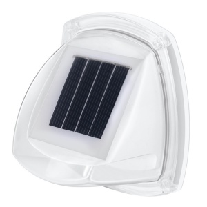 Lampa solara LED tip aplica pentru perete Flippy, 8.5 x 9 cm, 2V, ABS, 600mAh, rezistent la apa, material ABS, 8 LED-uri, alb cald - Img 1