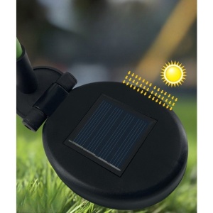 Lampa Solara LED tip Lalele cu 3 flori pentru Gradina, Inaltime 78 cm - Img 6