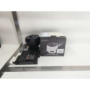 Lampa Tip Proiector Galaxie, Flippy, pentru Dormitor, Tematica Cer Instelat, Model Glob, HD, Rotire 360 de Grade, 20 de Imagini, Incarcare USB, 10 W, 15x15 cm, Negru - Img 2