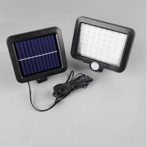Lumina cu incarcare solara, 56 LED cu 1 grila pe inductie, montaj pe perete, Flippy - Img 2