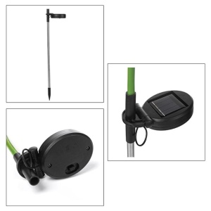 Lumina solara LED tip Spic de grau, inaltime 80 cm, pentru gradina, Flippy - Img 3