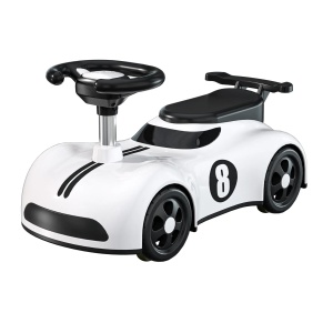 Masina pentru Copii, Flippy, 1-3 ani, Impingere, Bluetooth, Muzica, din ABS, 4 Roti, Inaltime Sezut 22 cm, Alb - Img 1