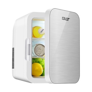 Mini frigider cosmetice, Flippy, dubla functie de incalzire/racire, portabil, 8L, gri - Img 3