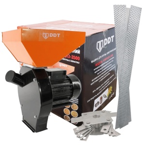 Moara cereale si stiuleti DDT, motor 3.5 Kw, 20 ciocanele, 4 site, cuva mare, 200 kg/h - Img 1