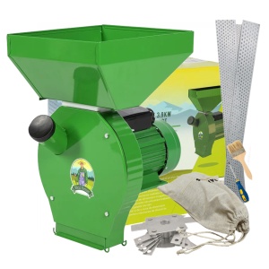 Moara electrica Micul Fermier cu sac, 3.9 KW, cuva mare, 270 Kg/h