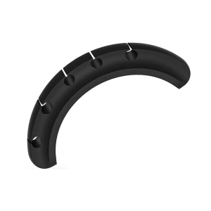 Organizator Cabluri, Flippy, Cable Clips, Fixare Dublu Adeziv, Silicon, 5 Sloturi, Negru - Img 2