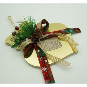 Ornament brad, Flippy, Inima, Auriu, Lucios, 15*16CM, Acril, Interior/ Exterior - Img 8