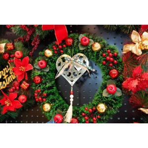 Ornament brad, Flippy, Inima, Auriu, Lucios, 15*26CM, Acril, Interior/ Exterior - Img 2