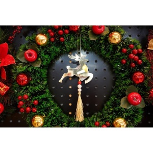 Ornament brad, Flippy, Ren, Auriu, Lucios, 10*25CM, Acril, Interior/ Exterior - Img 7