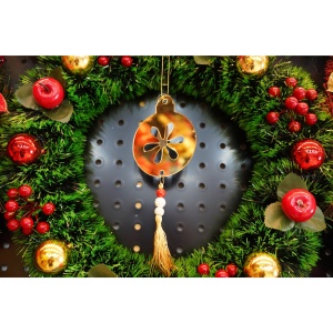 Ornament brad, Flippy, Rotund, Auriu, Lucios, 10*23CM, Acril, Interior/ Exterior - Img 2