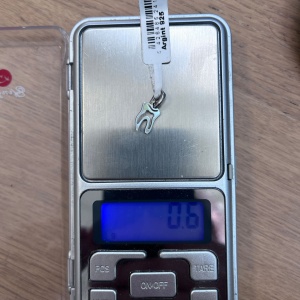 Pandantiv din Argint 925 Jolie Silver, Model Dinte, 15 x 7 mm, 0.6 g - Img 5