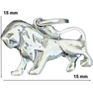 Pandantiv din Argint 925 Jolie Silver, Zodia Leu, 15 x 15 mm, 1.2 g - Img 3