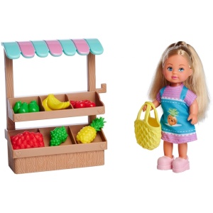Papusa Simba Evi Love Fruit Stand 12 cm cu accesorii - Img 1