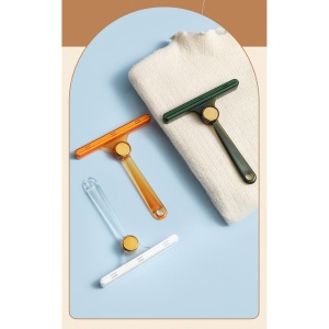 Perie de Indepartare a Scamelor, Flippy, pentru Haine si Par de Animale, cu Doua Fete, Manual, Multifunctional, 12x14.5 cm, Accesoriu pentru Casa, Alb - Img 4