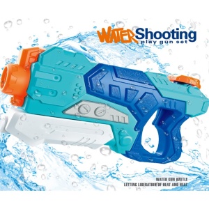 Pistol cu Apa pentru Copii, Rezervor, Pentru Piscina/Plaja, Flippy, 6ani+, Albastru, 500ML - Img 2