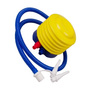 Pompa de picior, cu 3 adaptoare de valva, Air Step, Flippy, Galben-Albastru - Img 3