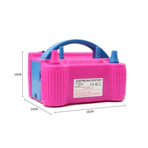 Pompa Electrica Pentru Umflat Baloane, 600 W, Roz cu albastru, - Img 5